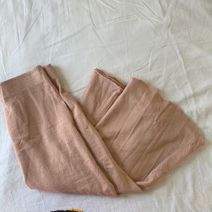 Zara A line Raw Hem Skirt in Tan
